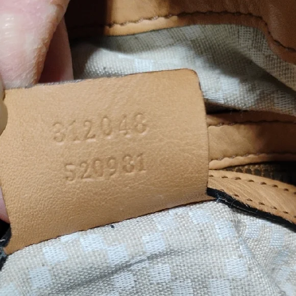 SALE! Auth Gucci Blue & White Striped Leather Trim Travel/Duffle Bag W Strap - Picture 12 of 16